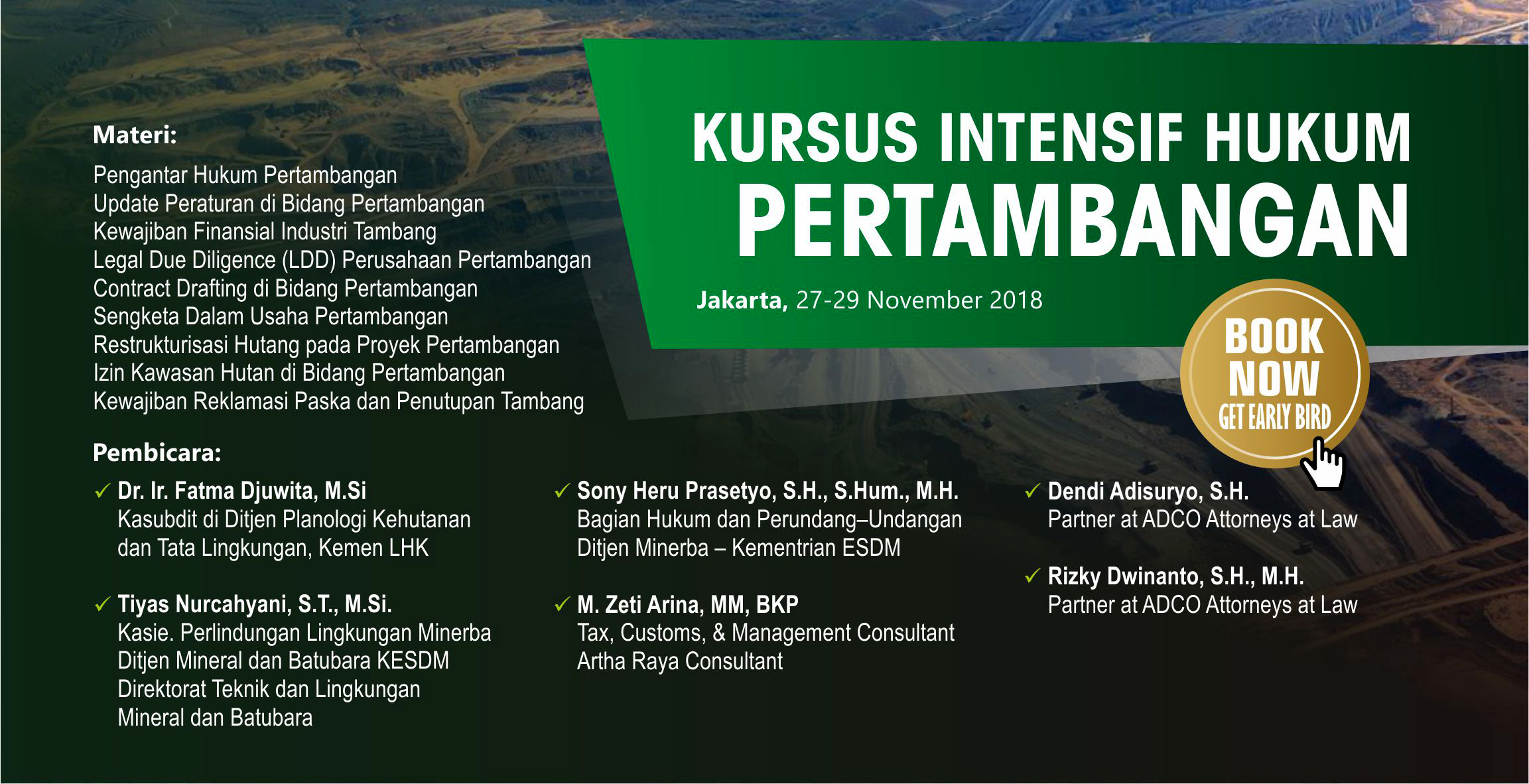 pelatihan hukum pertambangan