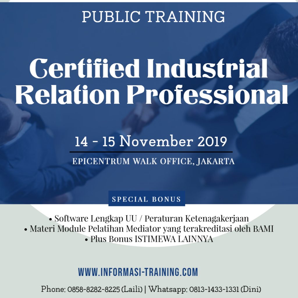 Certified Industrial Relations Professional